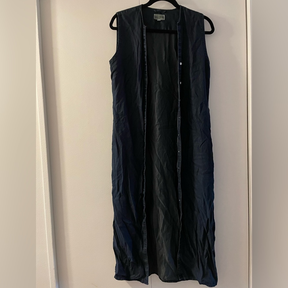 DL1961 long denim vest